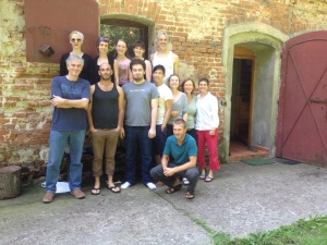 Antigone Cast_in front of barn