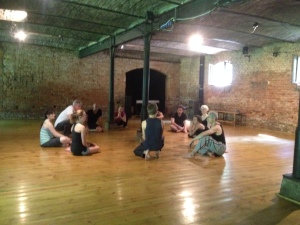 Antigone cast in circle - Poland